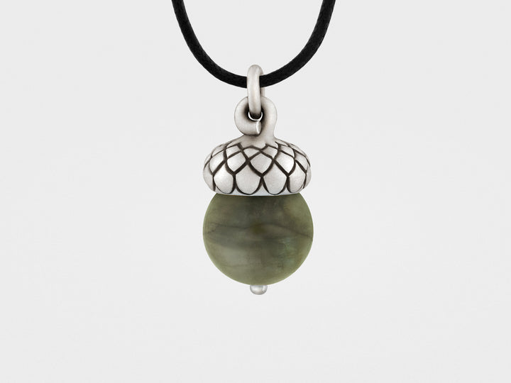 Acorn Pendant with Labradorite