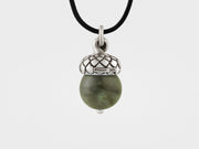 Acorn Pendant with Labradorite