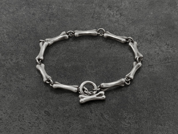 Bones Bracelet in Sterling Silver