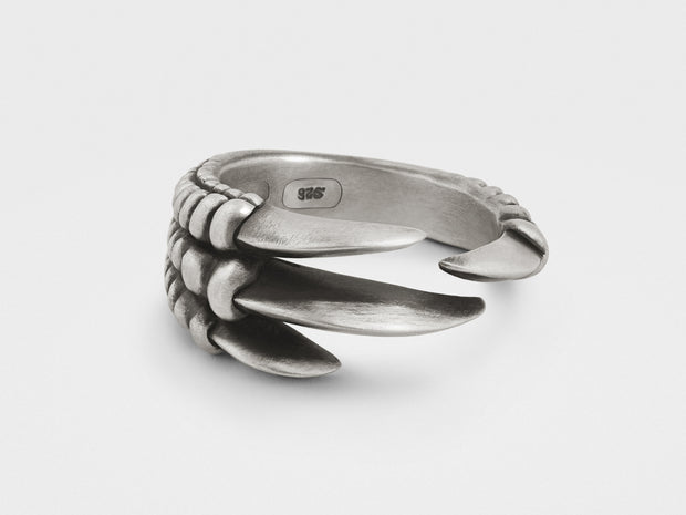 Eagle Claw Ring in Sterling Silver