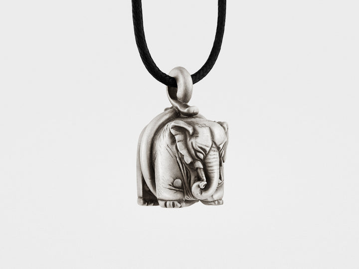 Elephant Pendant in Sterling Silver