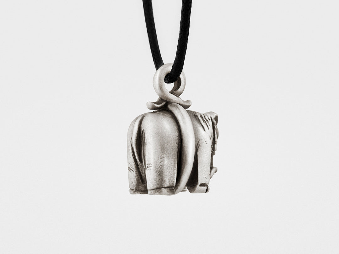 Elephant Pendant in Sterling Silver