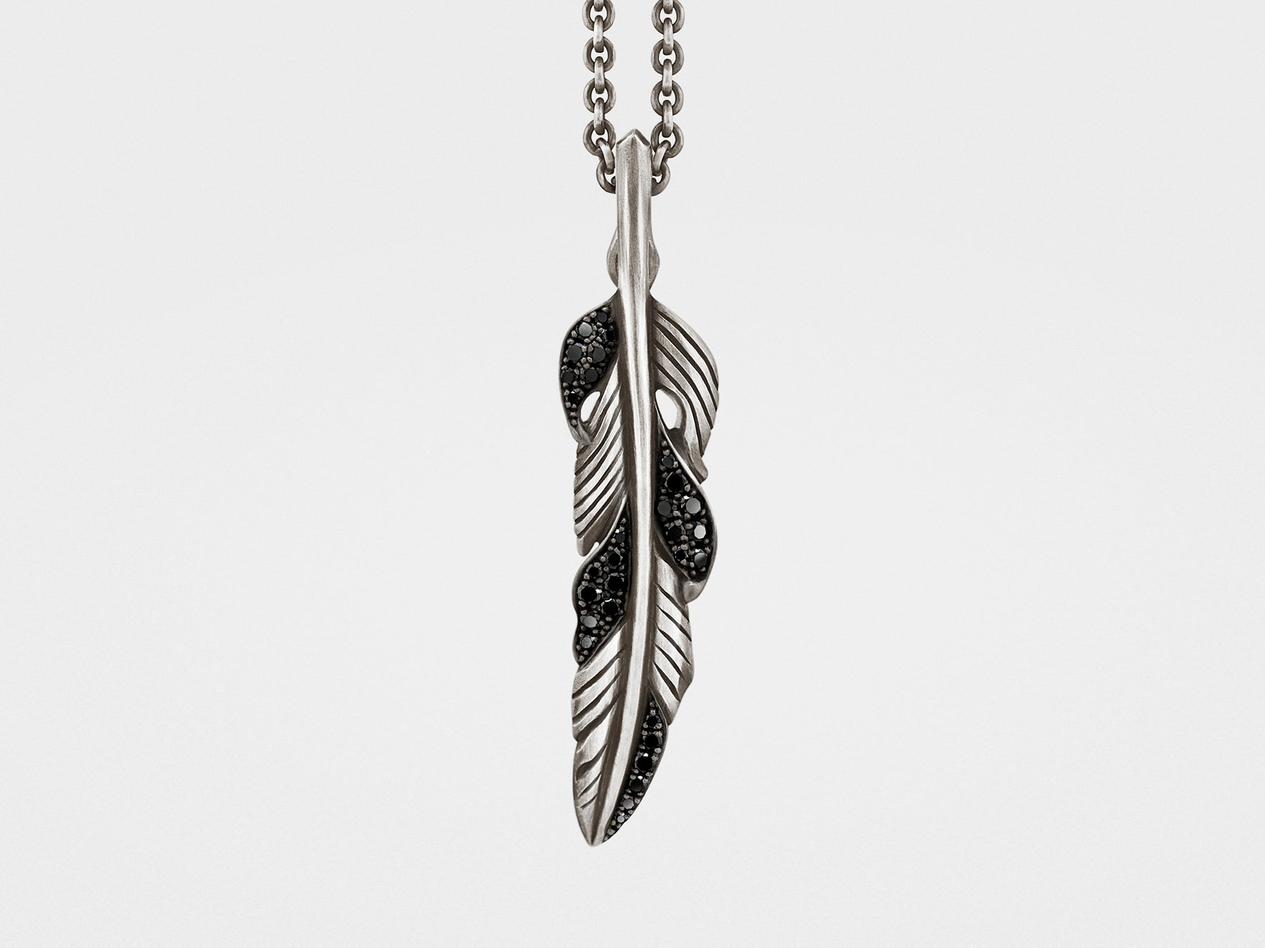 Feather pendant shop