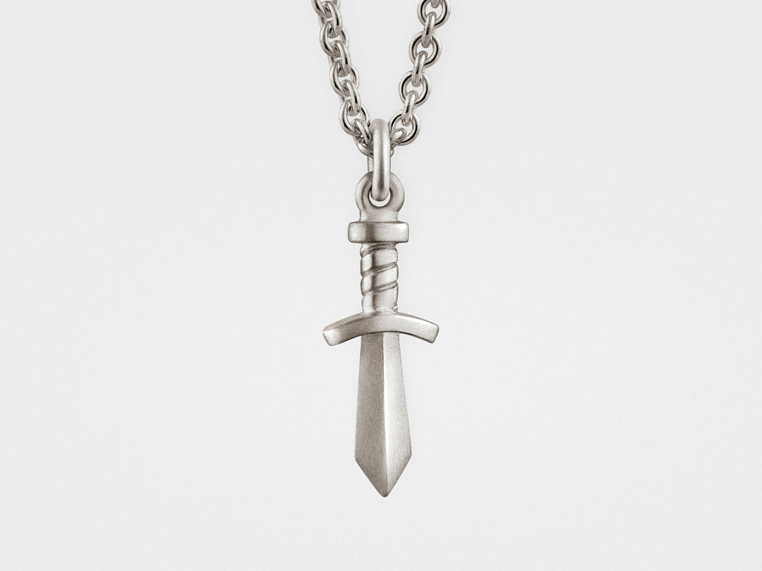 Gladiator Sword Pendant in Sterling Silver