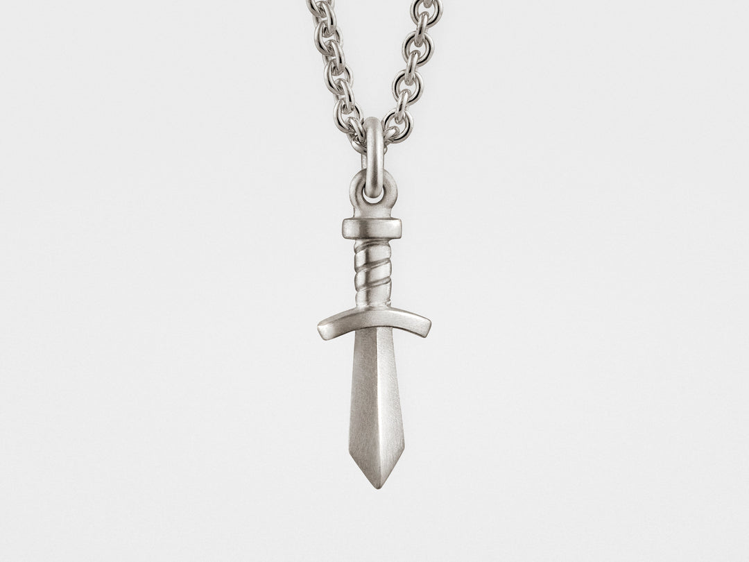 Gladiator Sword Pendant in Sterling Silver