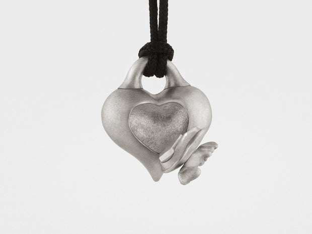 Heart and Arrow Pendant with Secret Compartment