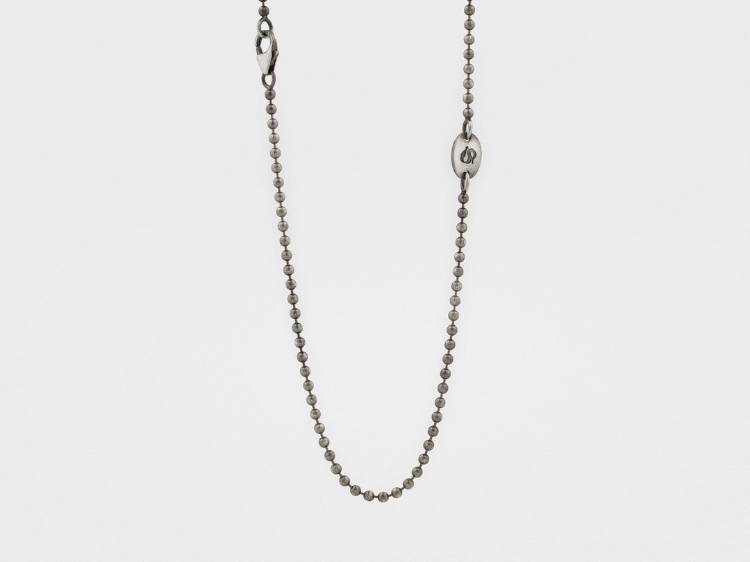 Branded Silver Ball Chain (2mm)