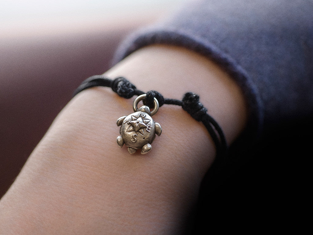 Turtle “Compass Rose” Bracelet with Secret Compartment