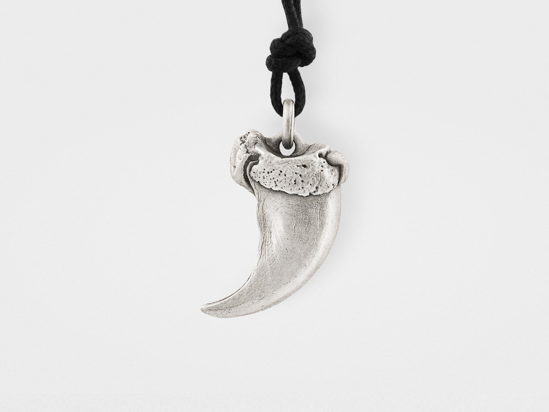 ◆HYERES LOR◆ Claw Silver (W) Barrel Necklace HL2N4B209W950 Necklace_Mitsuro_Barrel_Wave_S